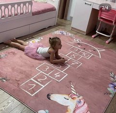 Дитячий безворсовий килим-мат UNICORN