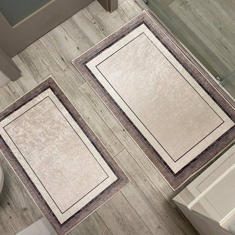 Комплект килимів для ванної  50x80 + 60x100 см
