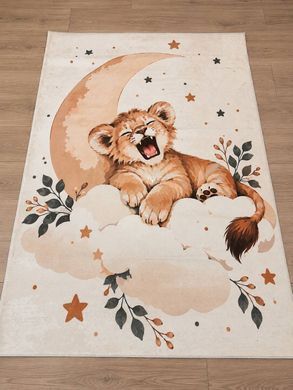 Дитячий килим Bamboo Premium &laquo;Сонне левеня&raquo; бежевий
