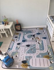 Дитячий безворсовий килим-мат село 150х200 см