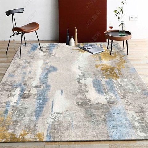 Безворсовый ковер NORDIC Blue Spot