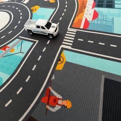 Дитячий килим на підлогу Road &laquo;Будівельне містечко&raquo; 140&times;200 см