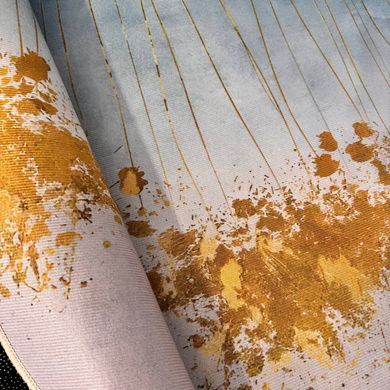 Круглый безворсовый ковер &laquo;Golden Splash&raquo; (7 мм)