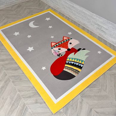 Дитячий безворсовий килим-мат Руда лисичка