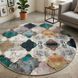 Безворсовый круглый ковер MAROCCO G