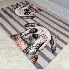 Дитячий безворсовий килим-мат Собаки