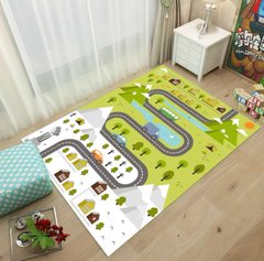 Дитячий безворсовий килим GREEN ROAD