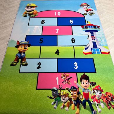 Детский безворсовый ковер PAW PATROL HOPSCOTCH