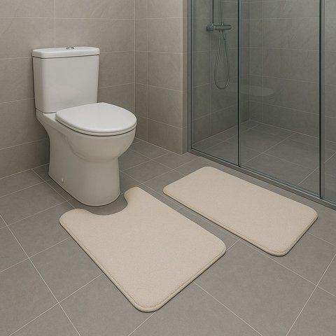 Комплект килимів для ванної 50Х60 + 60x100 см