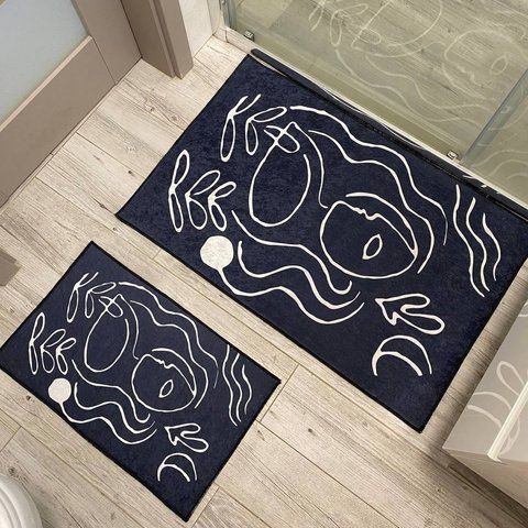 Комплект килимів для ванної ART FACE 40x60 + 60x100 см