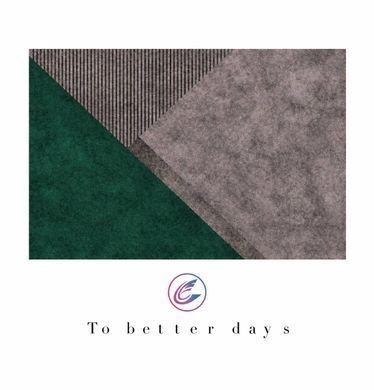 Безворсовий дизайнерський килим TBD Premium Green &mdash; сіро-зелений геометричний