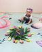 Детский безворсовый ковер &laquo;Фламинго и Единорог&raquo; 100х160 см