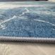 Ковер Ocean Blue &mdash; современный безворсовый серо-голубой абстрактный
