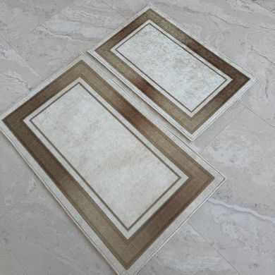 Комплект ковров для ванной 50x80 + 60x100 см
