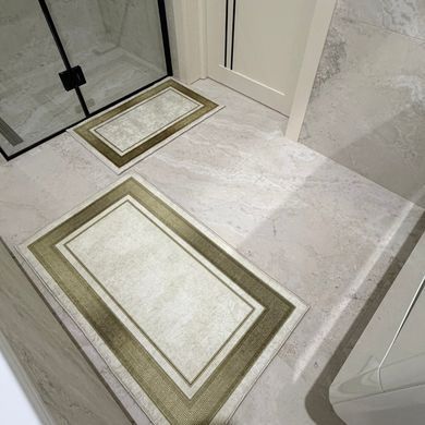 Комплект ковров для ванной 50x80 + 60x100 см