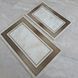 Комплект ковров для ванной 50x80 + 60x100 см