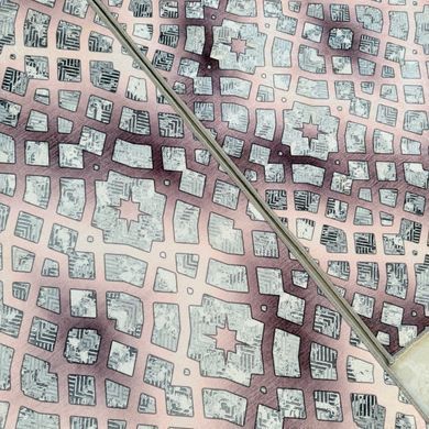 Комплект ковров для ванной Розовый  50x80 + 60x100 см