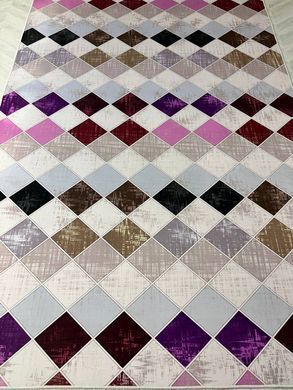 Фіолетовий безворсовий дитячий килим Diamond Purple 160&times;230 см