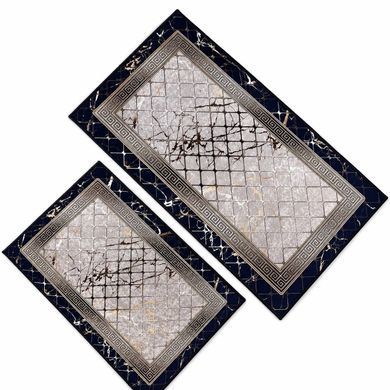 Комплект килимів для ванної 50x80 + 60x100 см