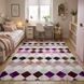 Фіолетовий безворсовий дитячий килим Diamond Purple 160&times;230 см