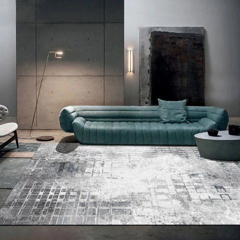Безворсовый ковер GRAY GRID