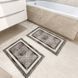 Комплект ковров для ванной 50x80 + 60x100 см