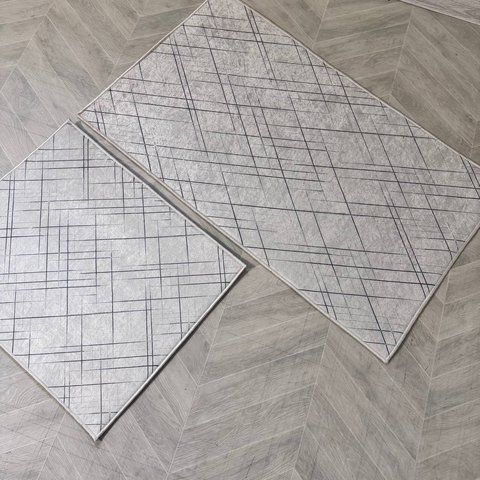 Комплект килимів для ванної 40x60+ 60x100 см