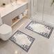 Комплект ковров для ванной 50x80 + 60x100 см