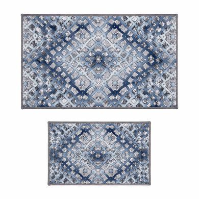 Комплект ковров для ванной 50x80 + 60x100 см