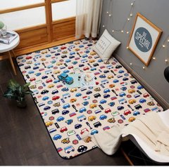 Дитячий плюшевий килим машинки 145х190 см