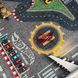 Дитячий килим Hot Wheels з гоночною трасою, машинками та літаком Soft Collection &laquo;Великий старт&raquo;