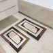 Комплект ковров для ванной 50x80 + 60x100 см
