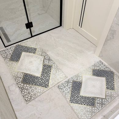 Комплект килимів для ванної 50x60 + 60x100 см