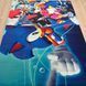 Детский ковер Sonic для мальчика в детскую комнату, безворсовый паласик с противоскользящей основой и ярким современным принтом.