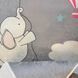 Детский ковер со слоником и воздушными шарами Soft Collection &laquo;Полет к звездам&raquo;
