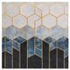 Коврик для коридора возле входной двери, ПВХ, водоотталкивающий, 7 мм &mdash; Blue Geometry