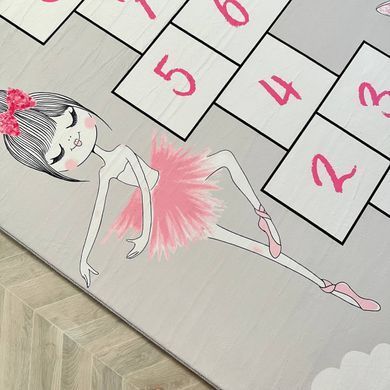 Дитячий килим однотонний Класики 120&times;175 см &laquo;Ballerina Dream&raquo;