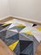 Дизайнерский безворсовый ковер Crystal Geometry 140&times;200 см