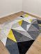 Дизайнерский безворсовый ковер Crystal Geometry 140&times;200 см